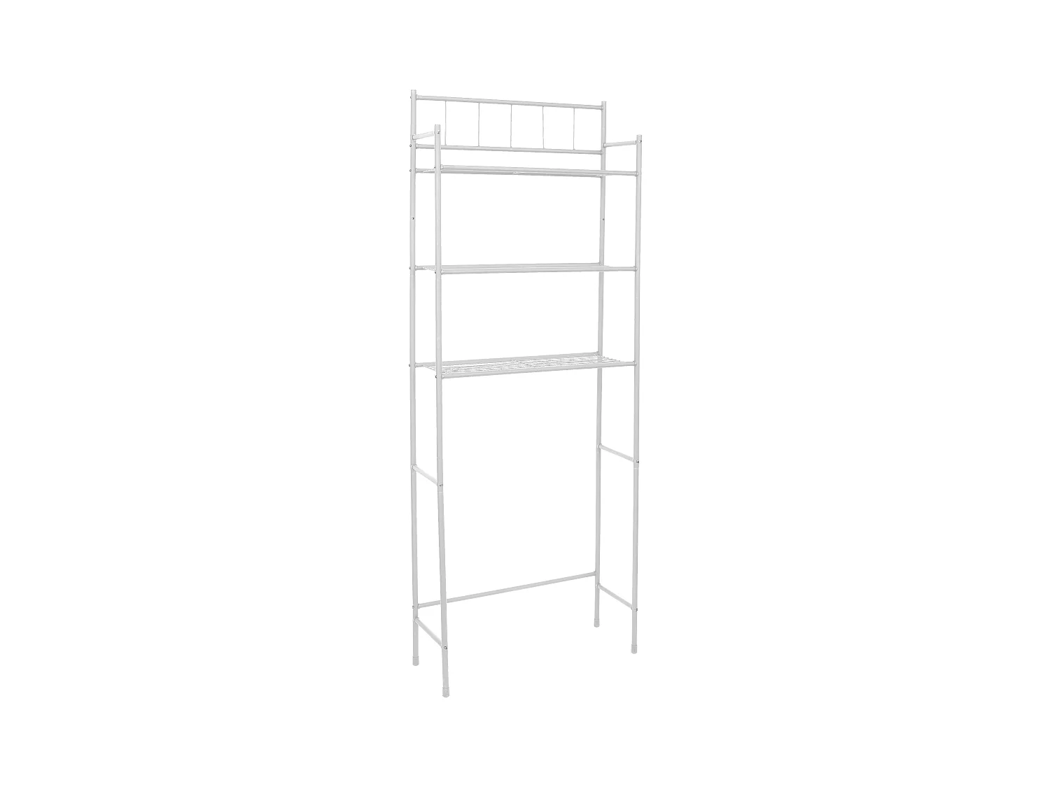 Etagere De Rangement Wc 160x60x23cm Blanc