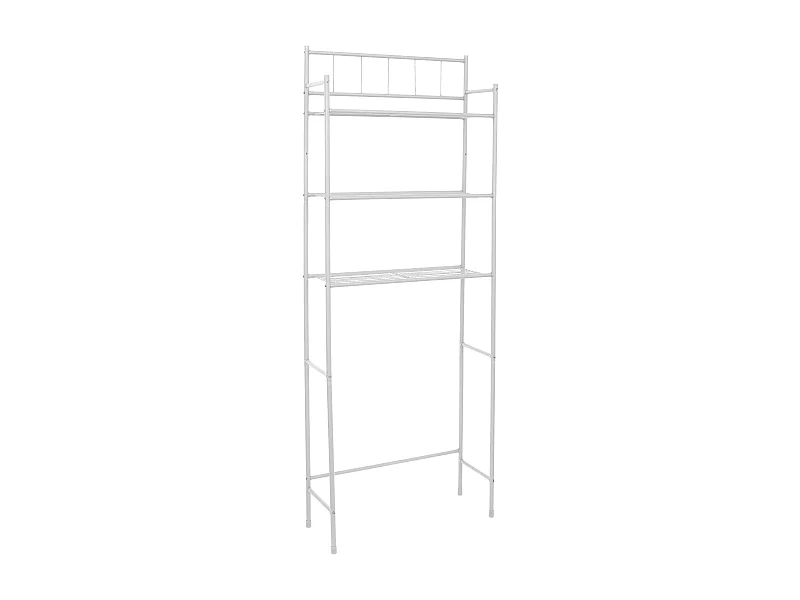 Etagere De Rangement Wc 160x60x23cm Blanc