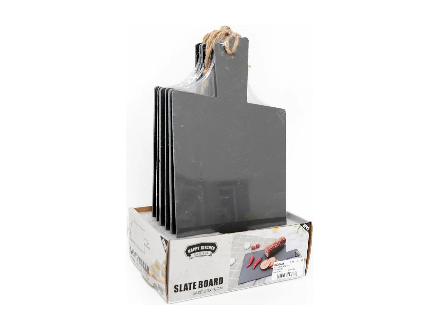 Planche en ardoise 31 x 21 cm (Lot de 2)