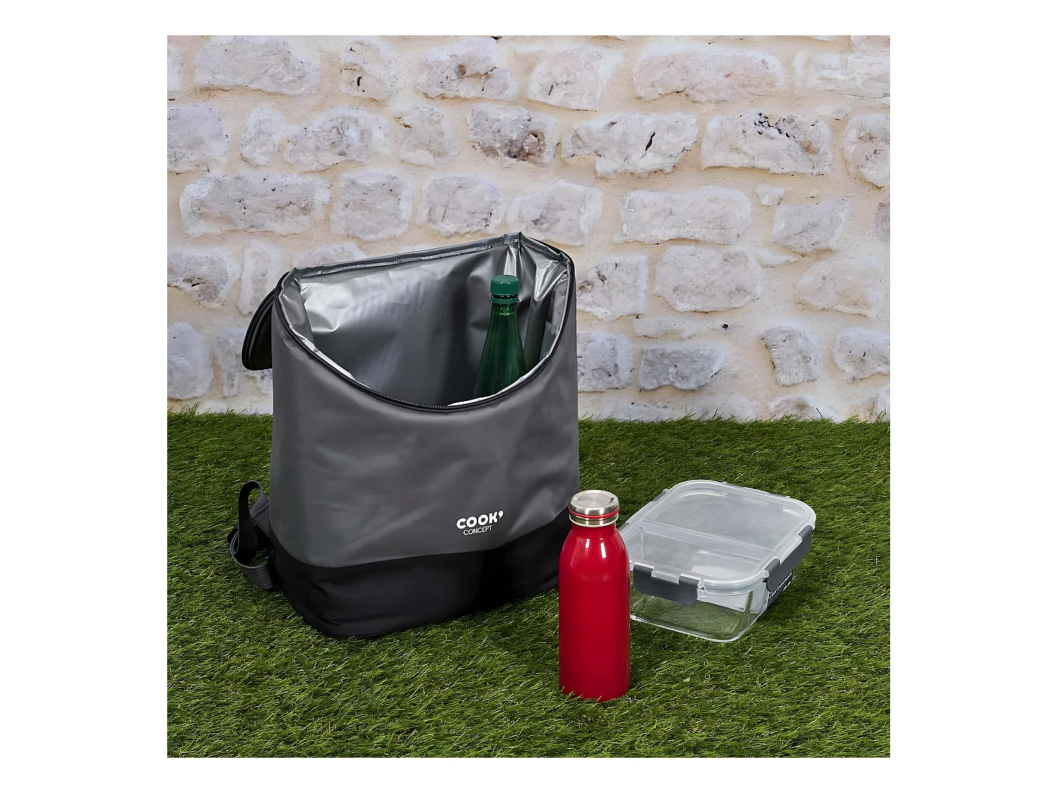 Sac à Dos Glacière "Fraîcheur" 20L Gris