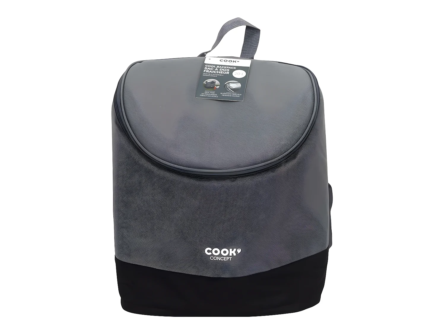 Sac à Dos Glacière "Fraîcheur" 20L Gris