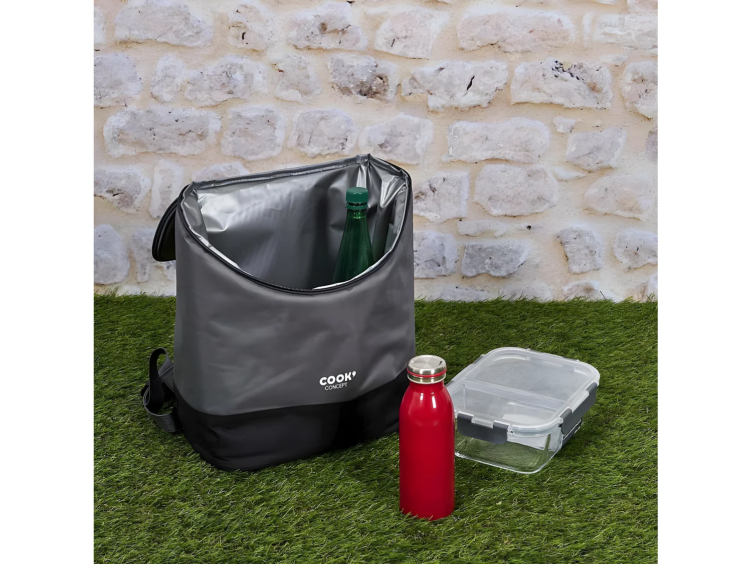 Sac à Dos Glacière "Fraîcheur" 20L Gris