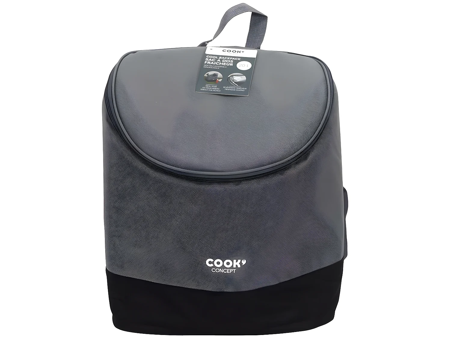 Sac à Dos Glacière "Fraîcheur" 20L Gris