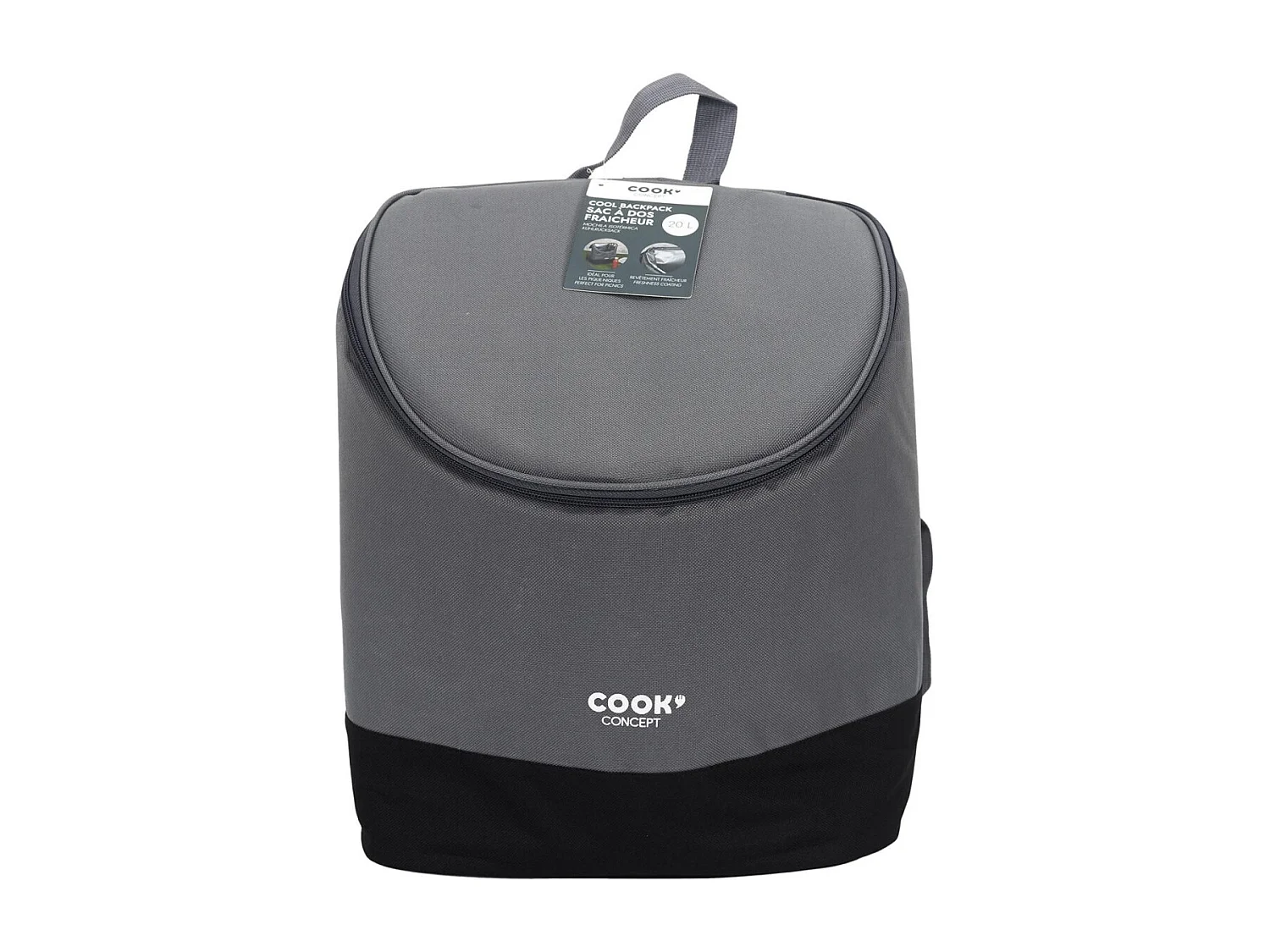 Sac à Dos Glacière "Fraîcheur" 20L Gris