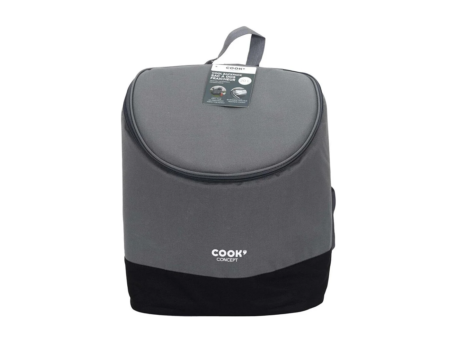 Sac à Dos Glacière "Fraîcheur" 20L Gris