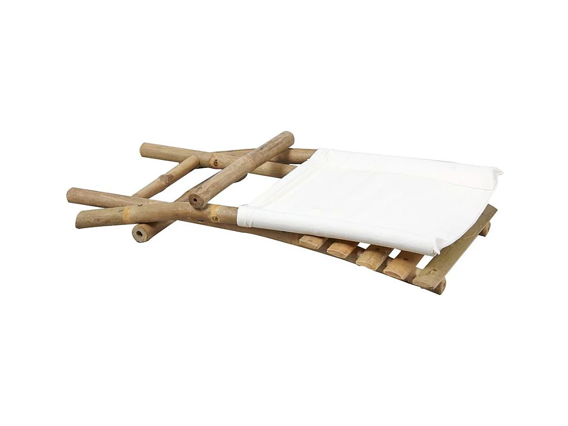 Chaise de plage en bambou