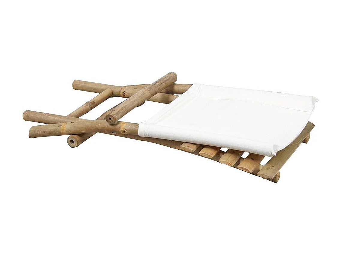 Chaise de plage en bambou