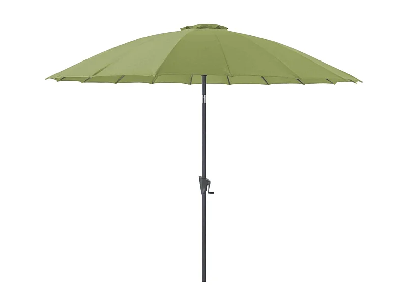 Parasol terrasse en fibre de verre Pagode 300 cm Olive