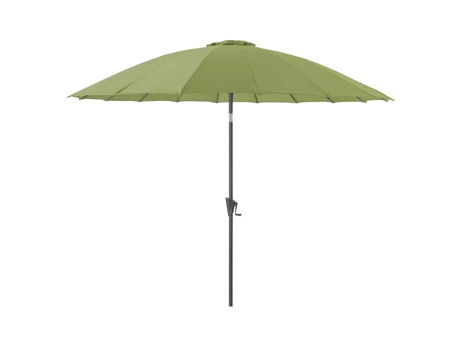 Parasol terrasse en fibre de verre Pagode 300 cm Olive
