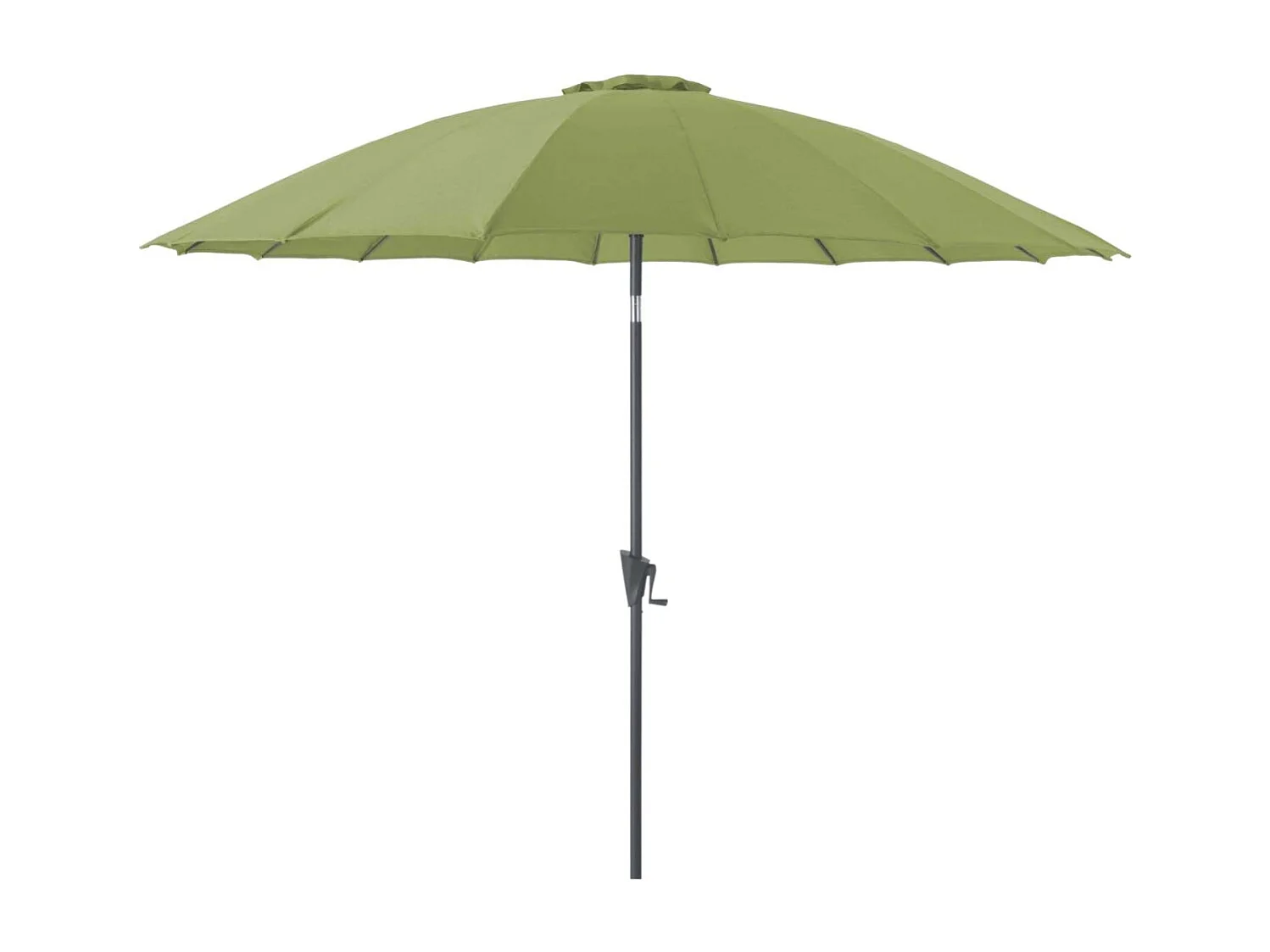Parasol terrasse en fibre de verre Pagode 300 cm Olive