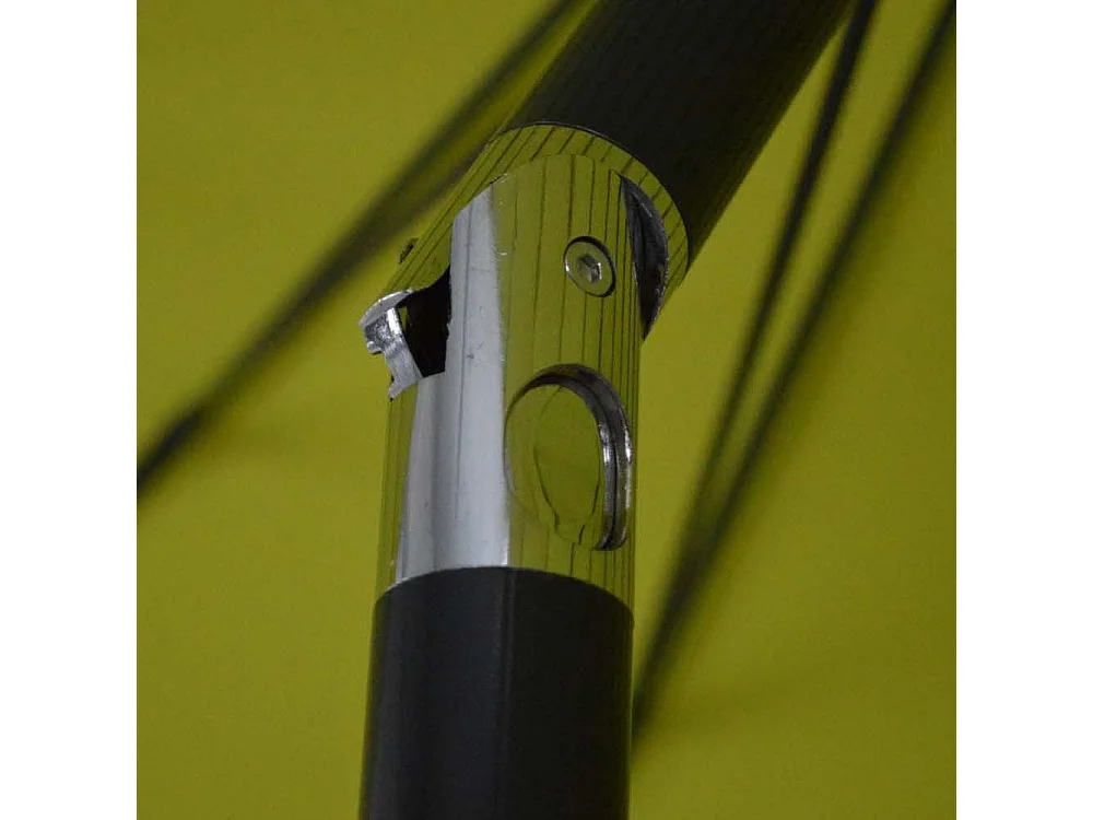 Parasol terrasse en fibre de verre Pagode 300 cm Olive