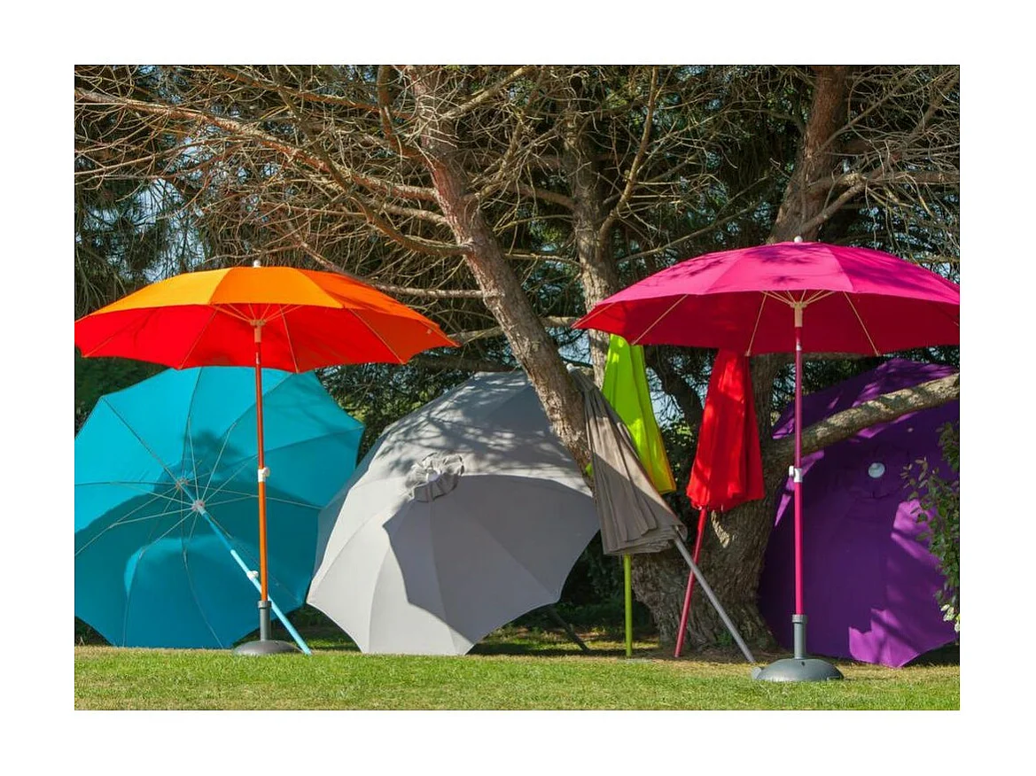 Parasol rond inclinable aluminium 2,70m Lemon