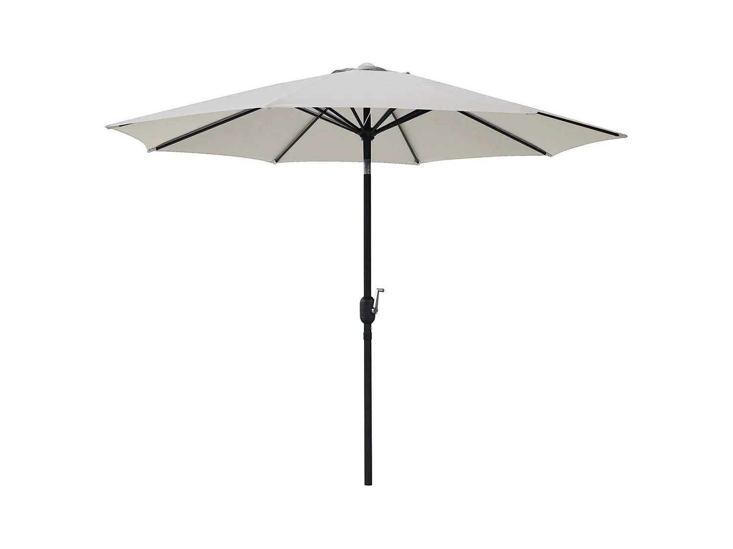 Parasol droit rond Eko 2.5 m