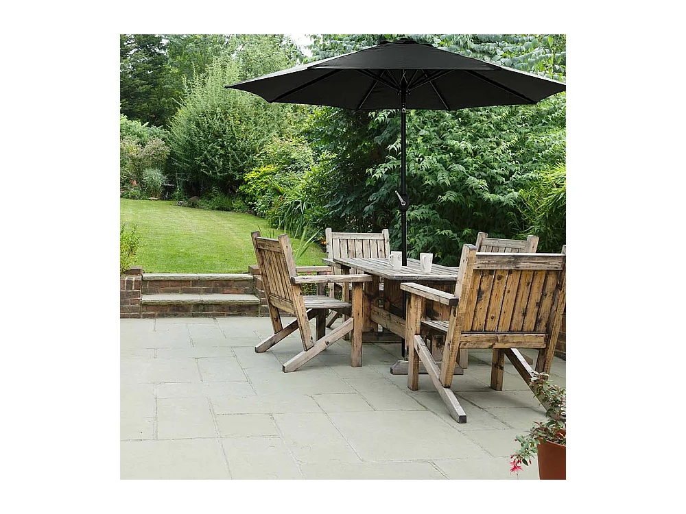 Parasol droit rond Eko 2.5 m