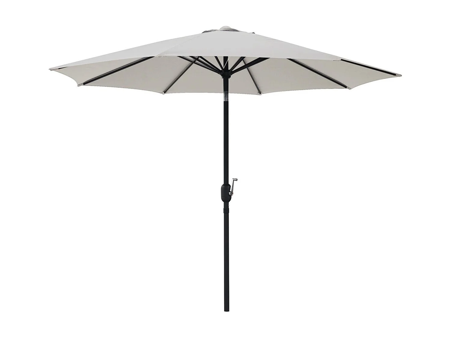 Parasol droit rond Eko 2.5 m