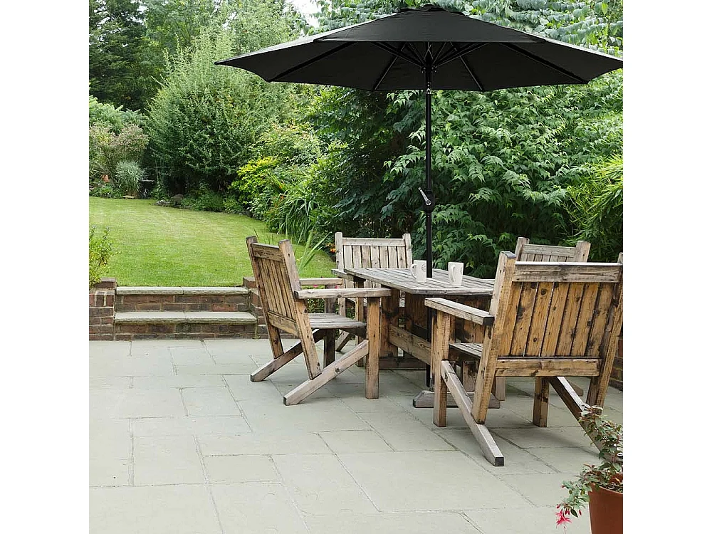 Parasol droit rond Eko 2.5 m