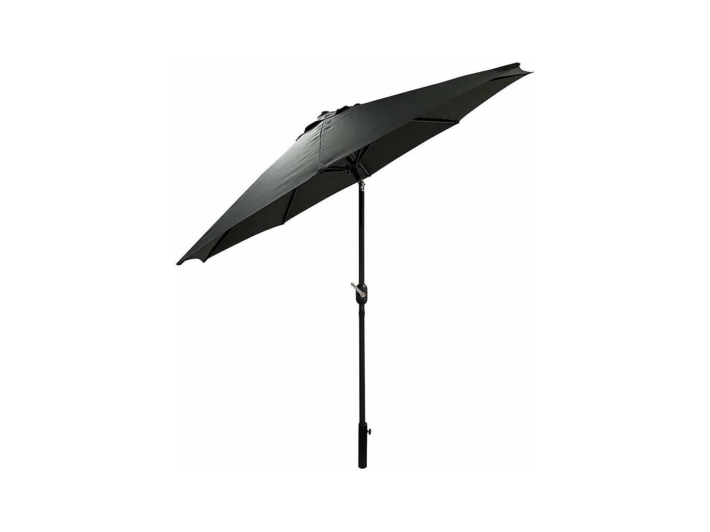 Gerader runder Ampelschirm 2,5 m (antrazitgrau)