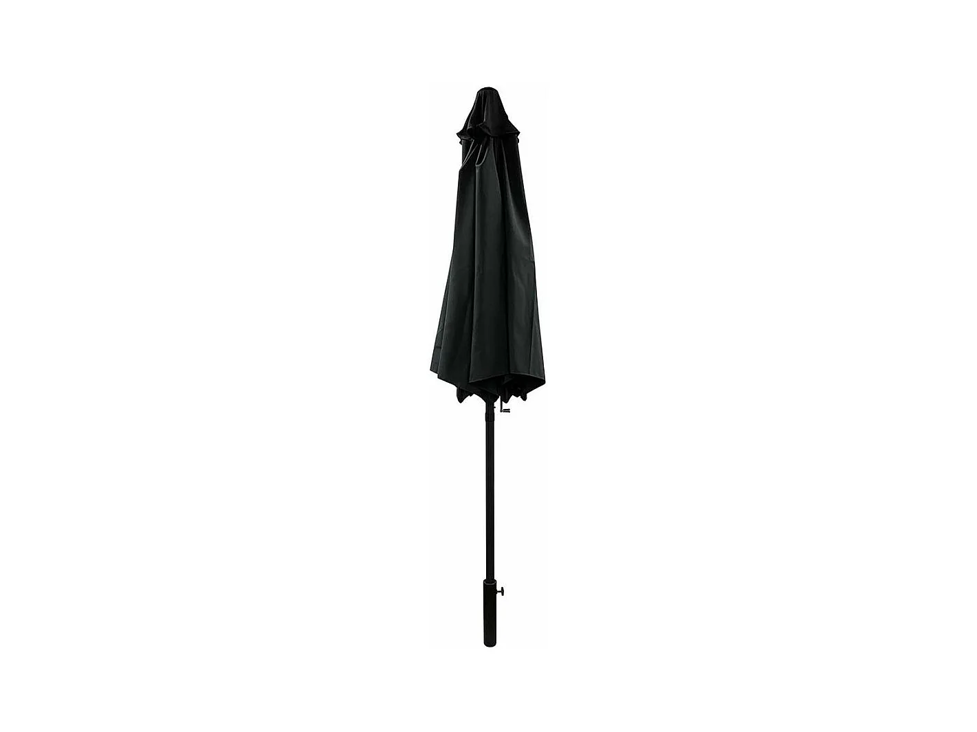 Gerader runder Ampelschirm 2,5 m (antrazitgrau)
