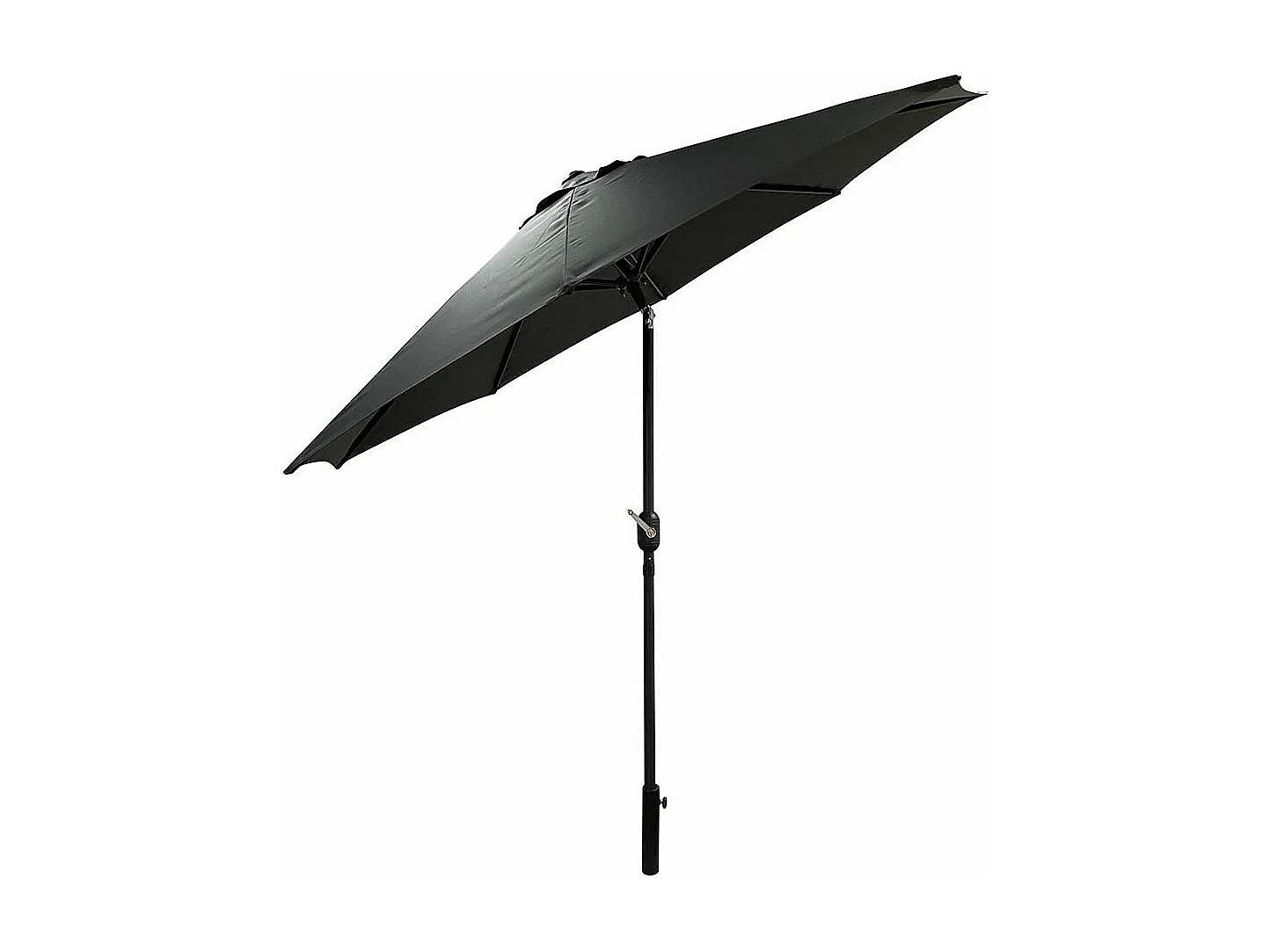 Gerader runder Ampelschirm 2,5 m (antrazitgrau)