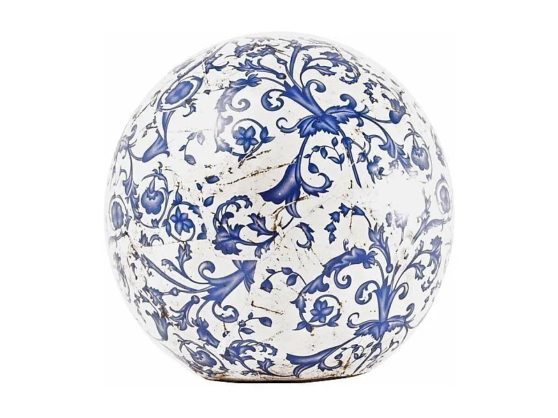 Boule en céramique patiné