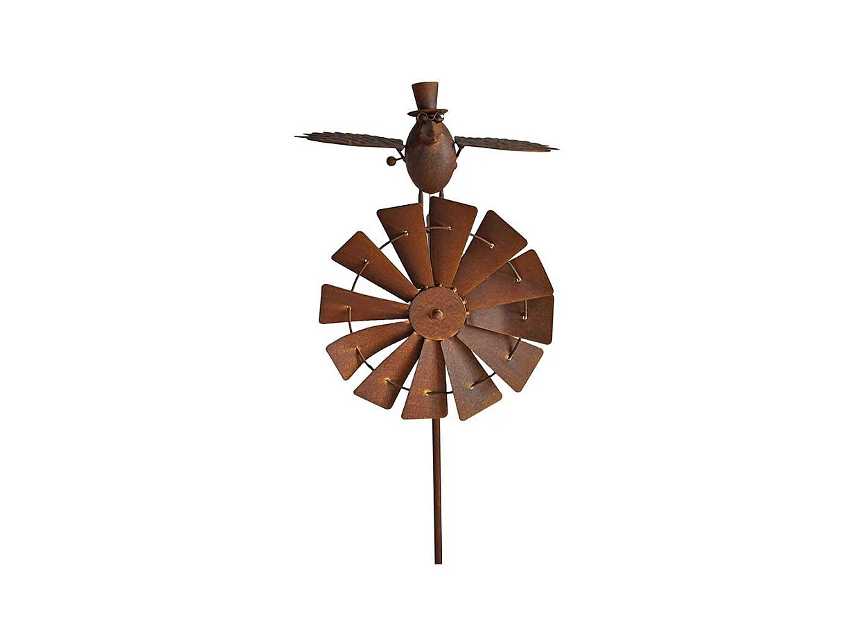 Moulin de jardin en fer Prof Birdy
