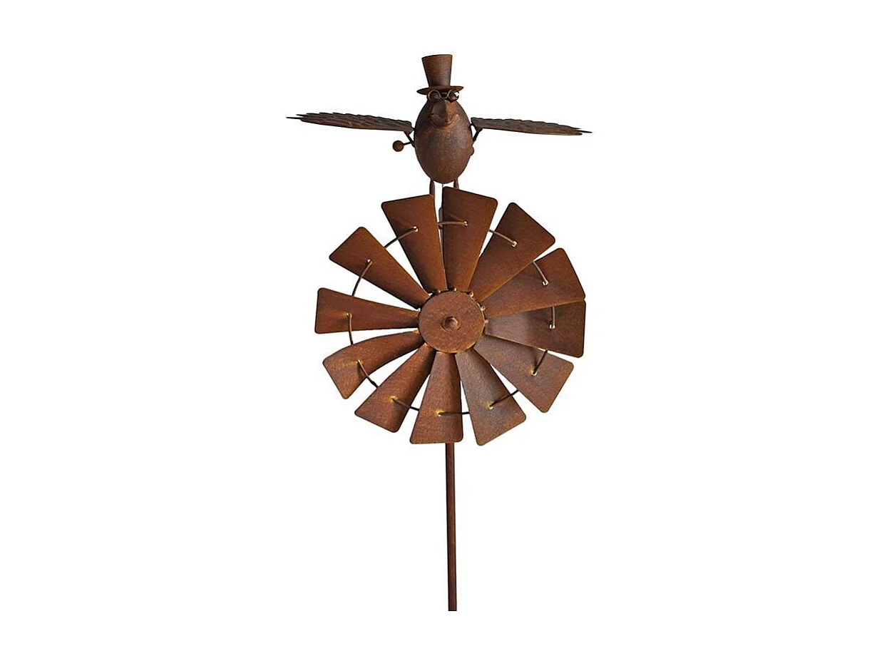 Moulin de jardin en fer Prof Birdy
