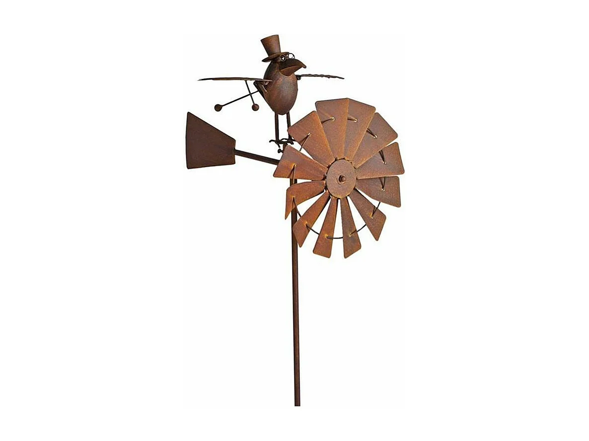 Moulin de jardin en fer Prof Birdy