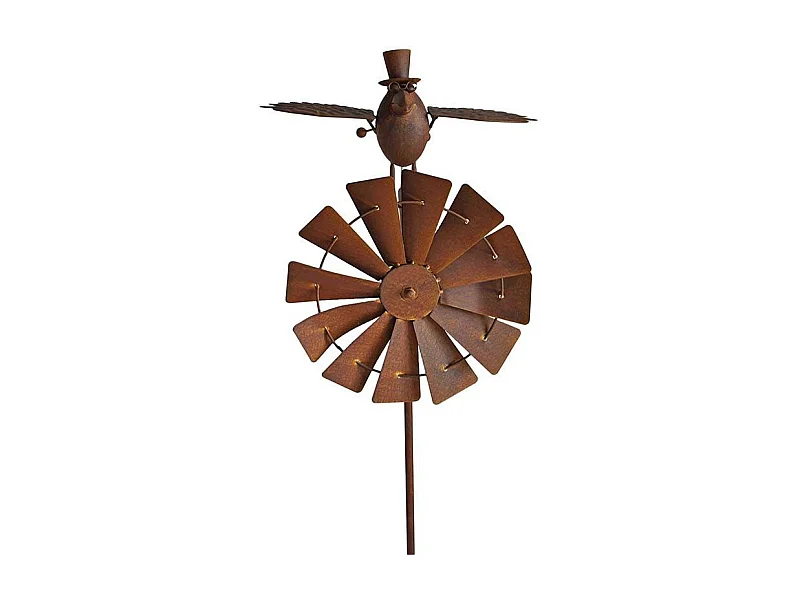 Moulin de jardin en fer Prof Birdy