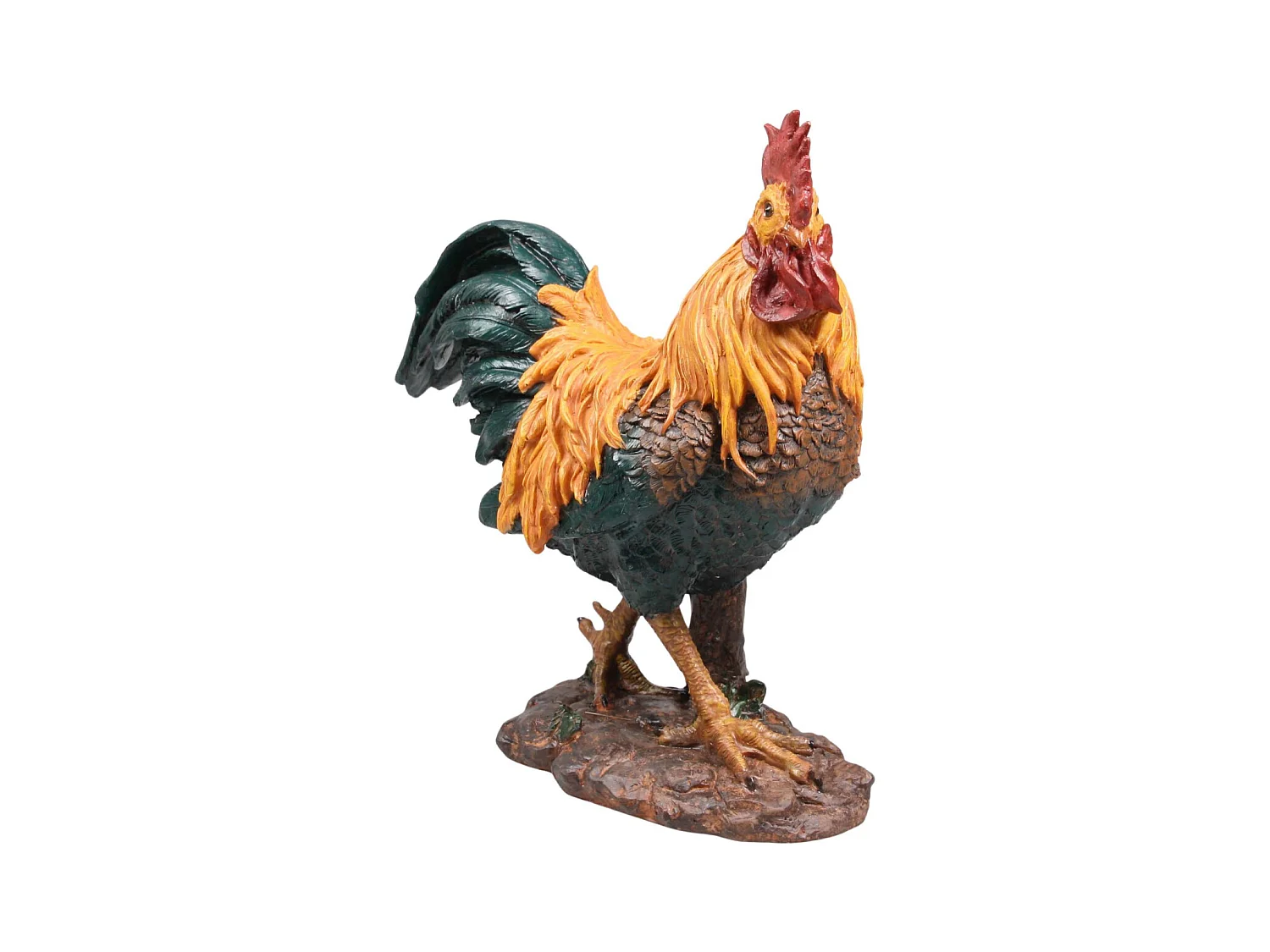 Coq en résine 20 x 12 x 23 cm