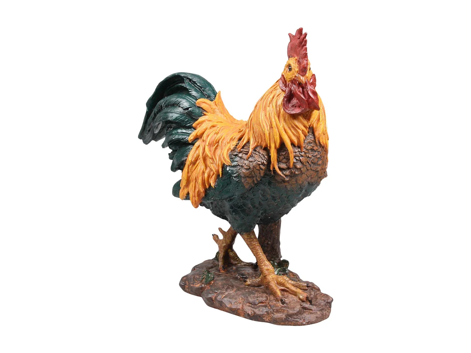Coq en résine 20 x 12 x 23 cm