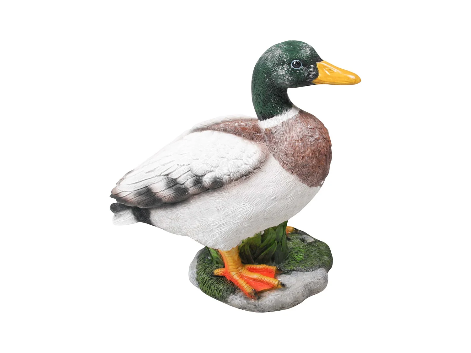 Canard colvert en résine Debout