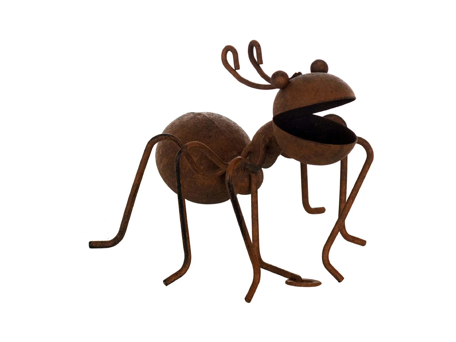 Fourmi décorative en métal vieilli 12 x 10 x 15 cm