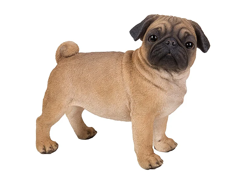 Carlin debout en résine 33 cm