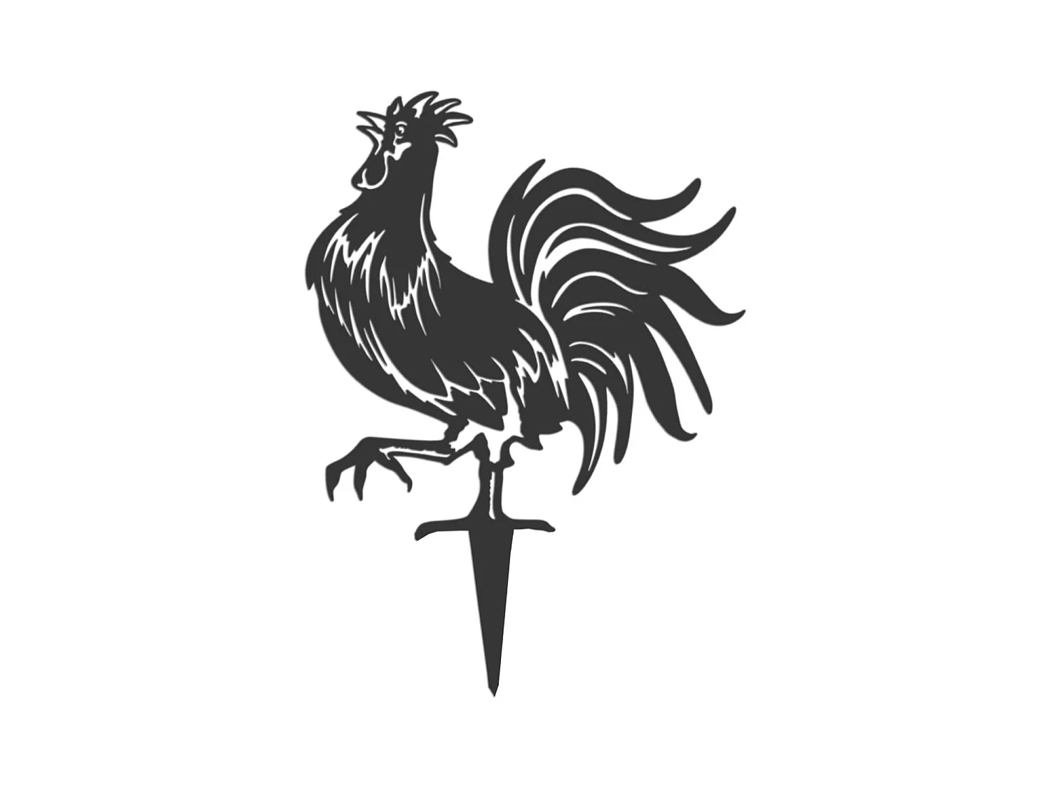 Oiseau sur pique coq gaulois emblème de la France