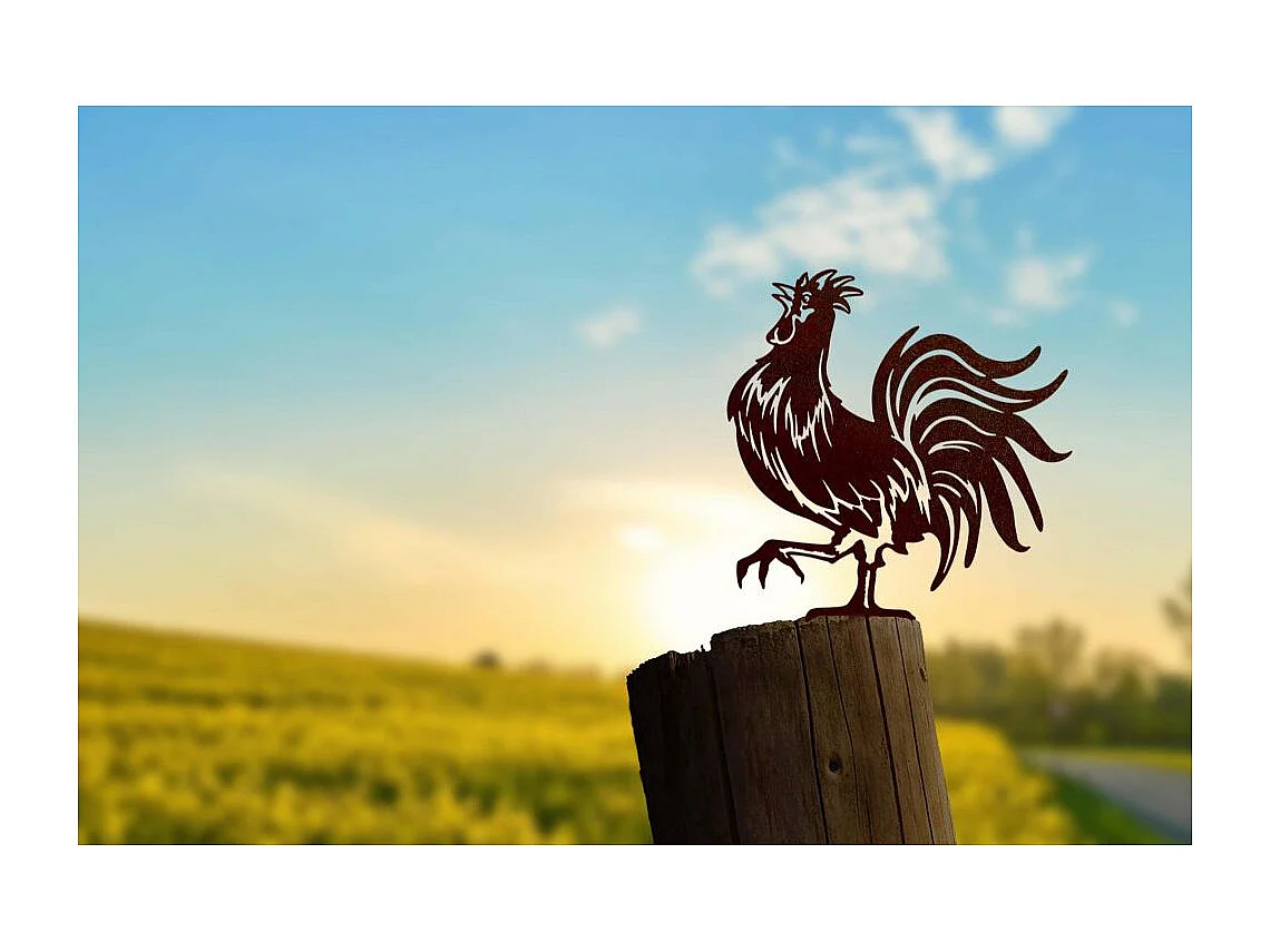 Oiseau sur pique coq gaulois emblème de la France