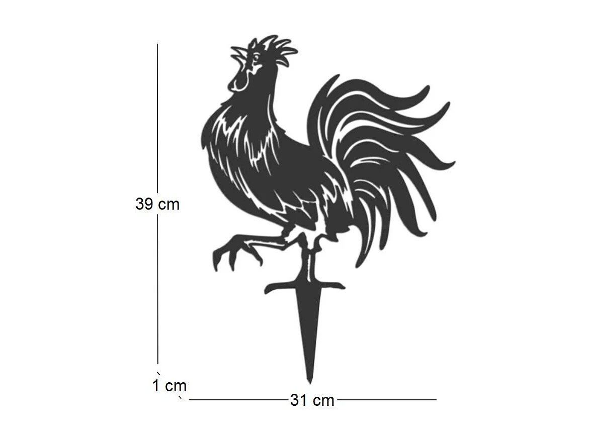 Oiseau sur pique coq gaulois emblème de la France