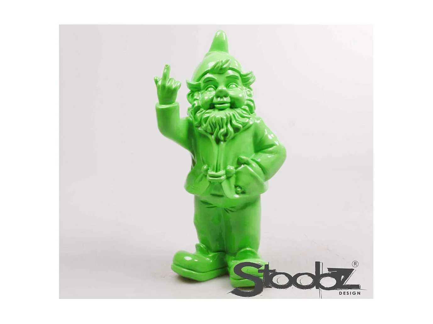 Nain de jardin en résine F*ck 16 x 12 x 32 cm