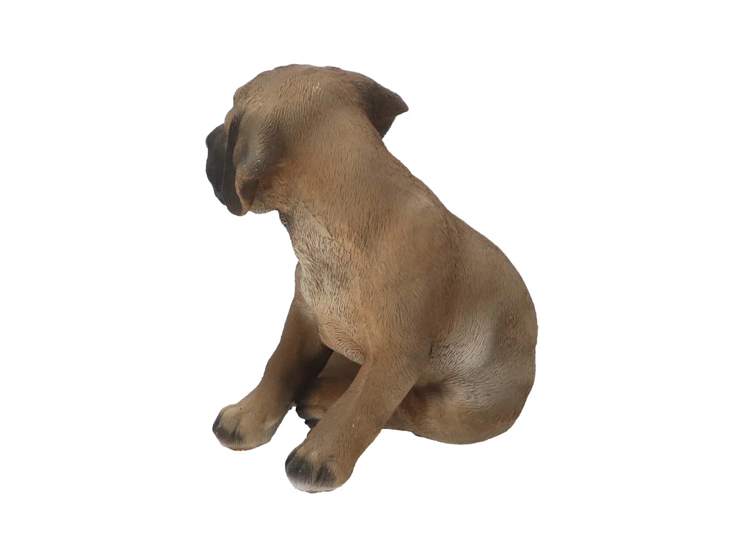 Chiot dogue allemand assis en résine