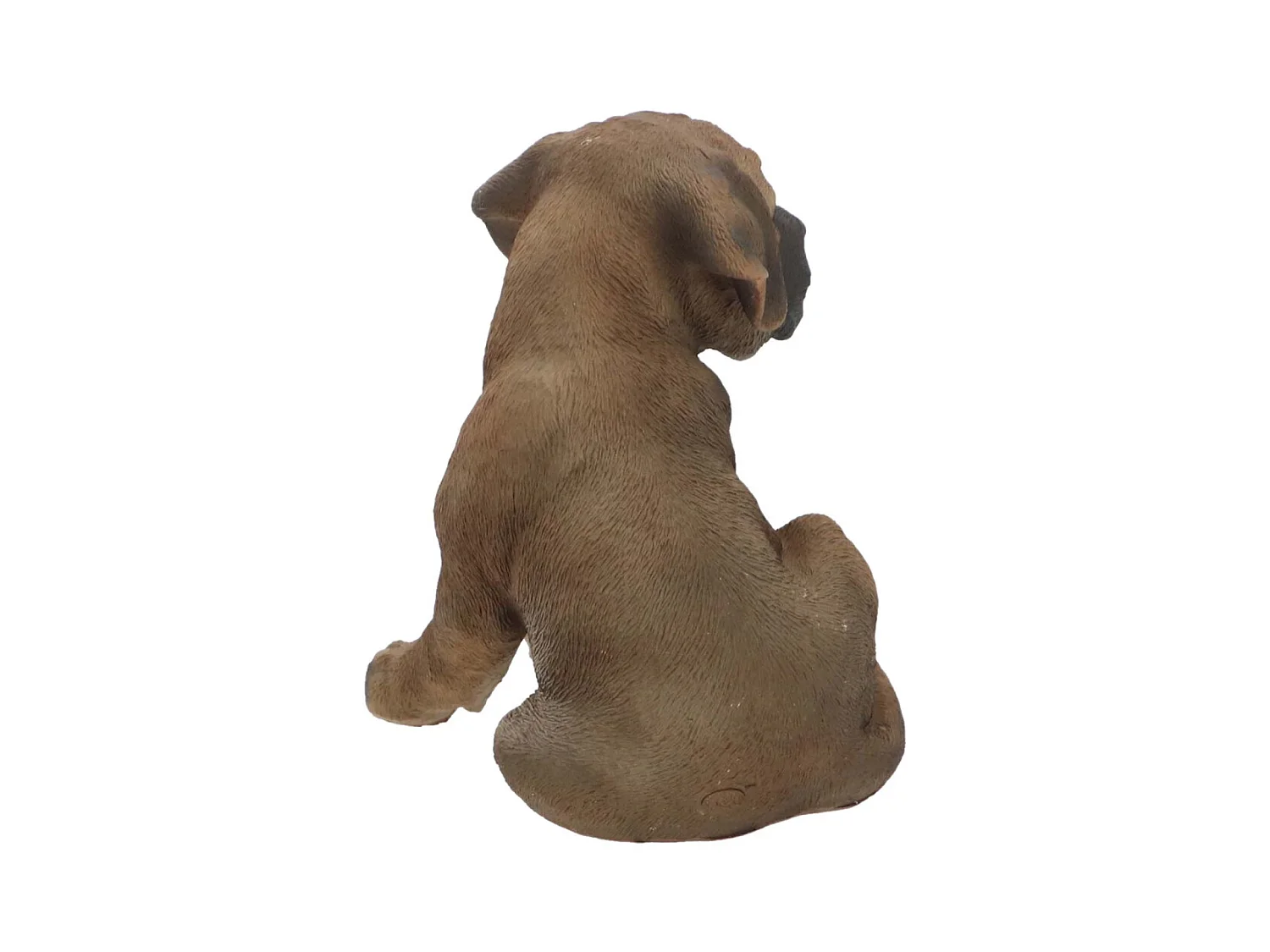 Chiot dogue allemand assis en résine