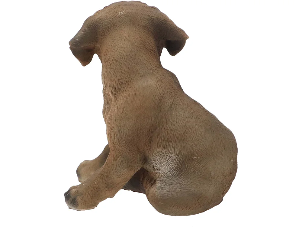Chiot dogue allemand assis en résine