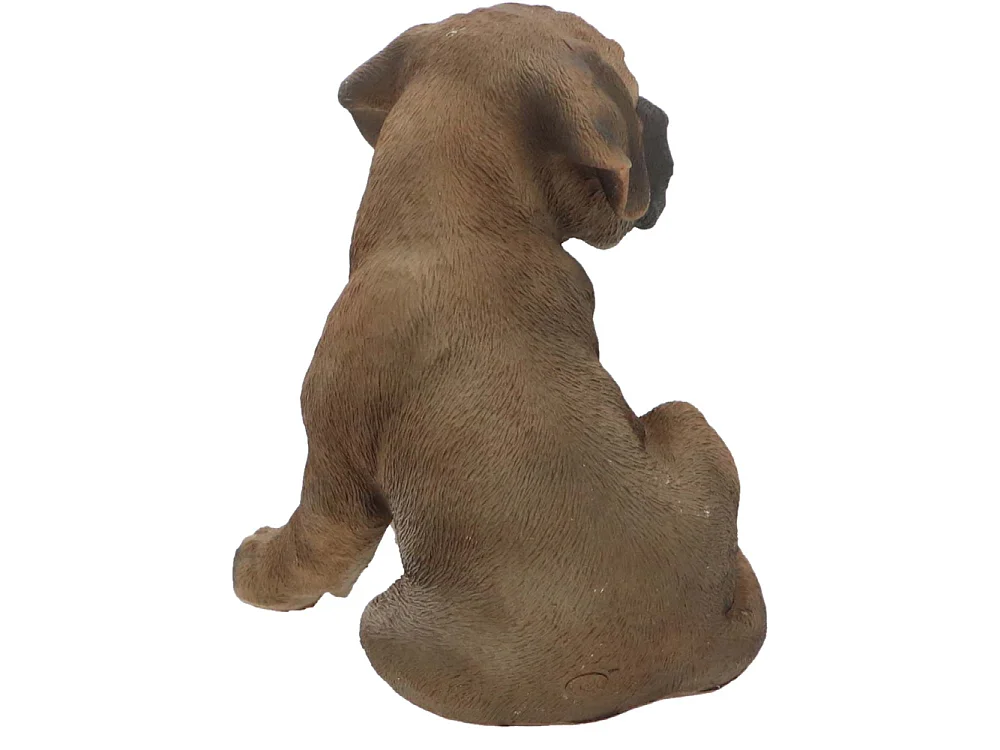 Chiot dogue allemand assis en résine