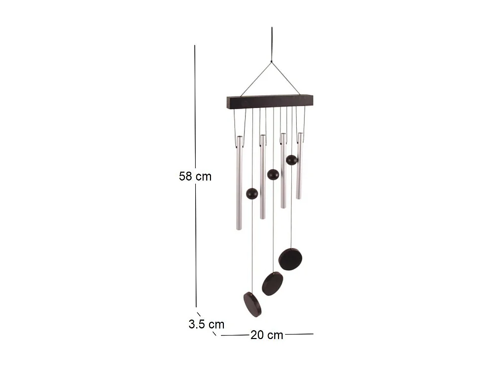 Carillon droit en aluminium