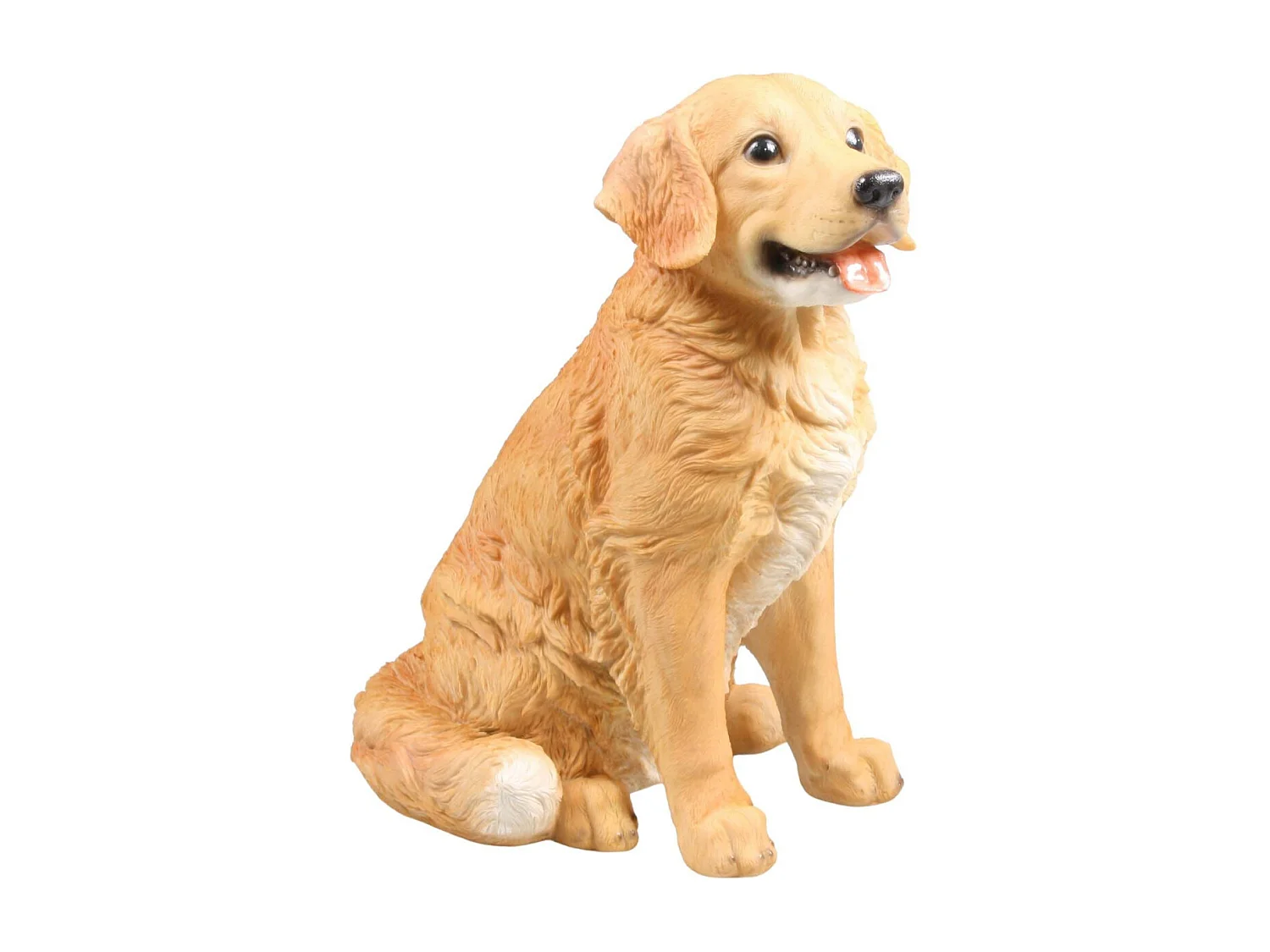 Cane Golden Retriever in resina Sitting