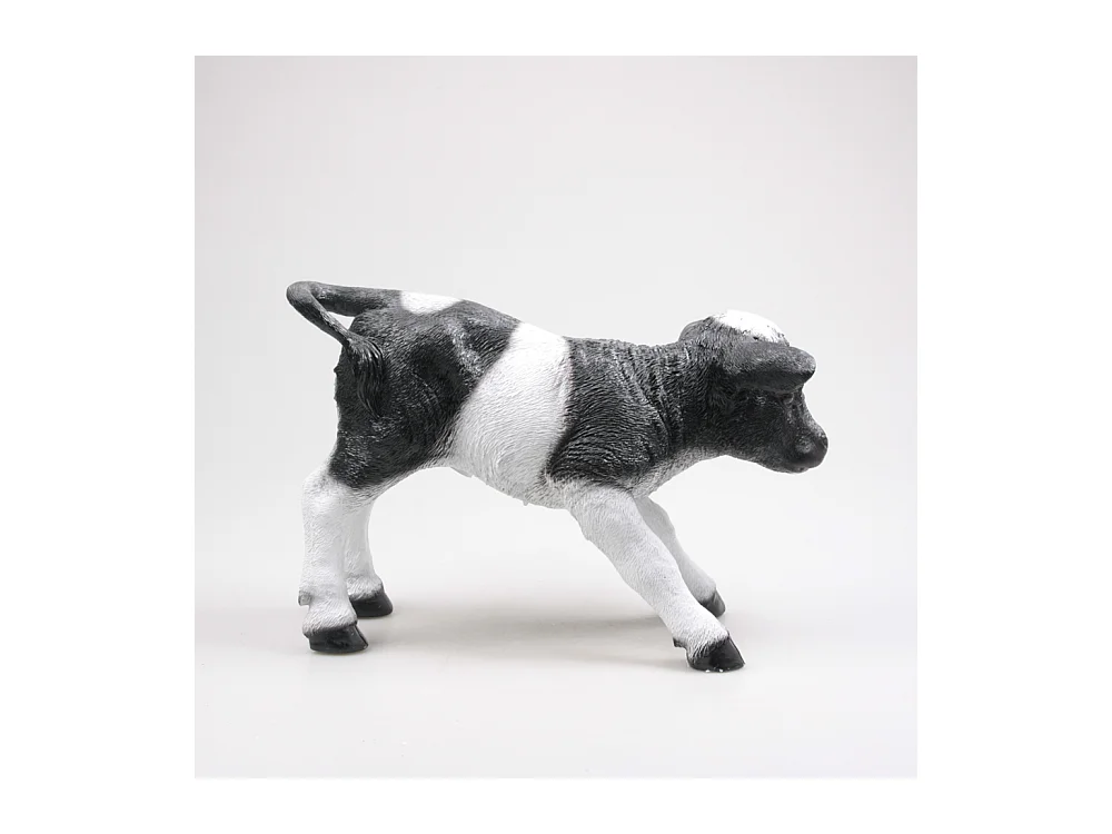 Veau debout en résine 48 x 21 x 33 cm