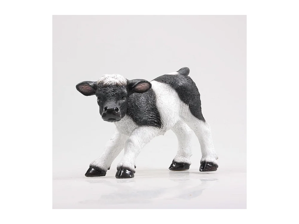 Veau debout en résine 48 x 21 x 33 cm