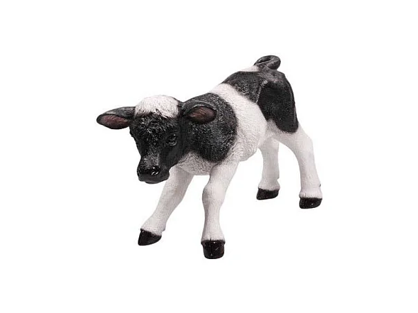 Veau debout en résine 48 x 21 x 33 cm