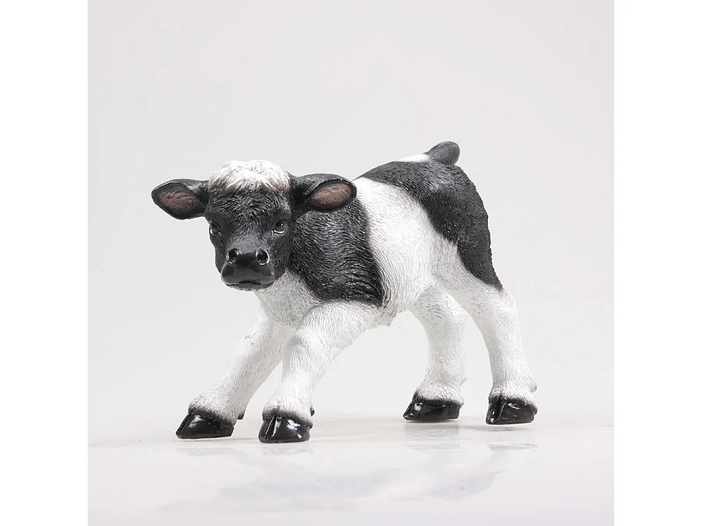 Veau debout en résine 48 x 21 x 33 cm