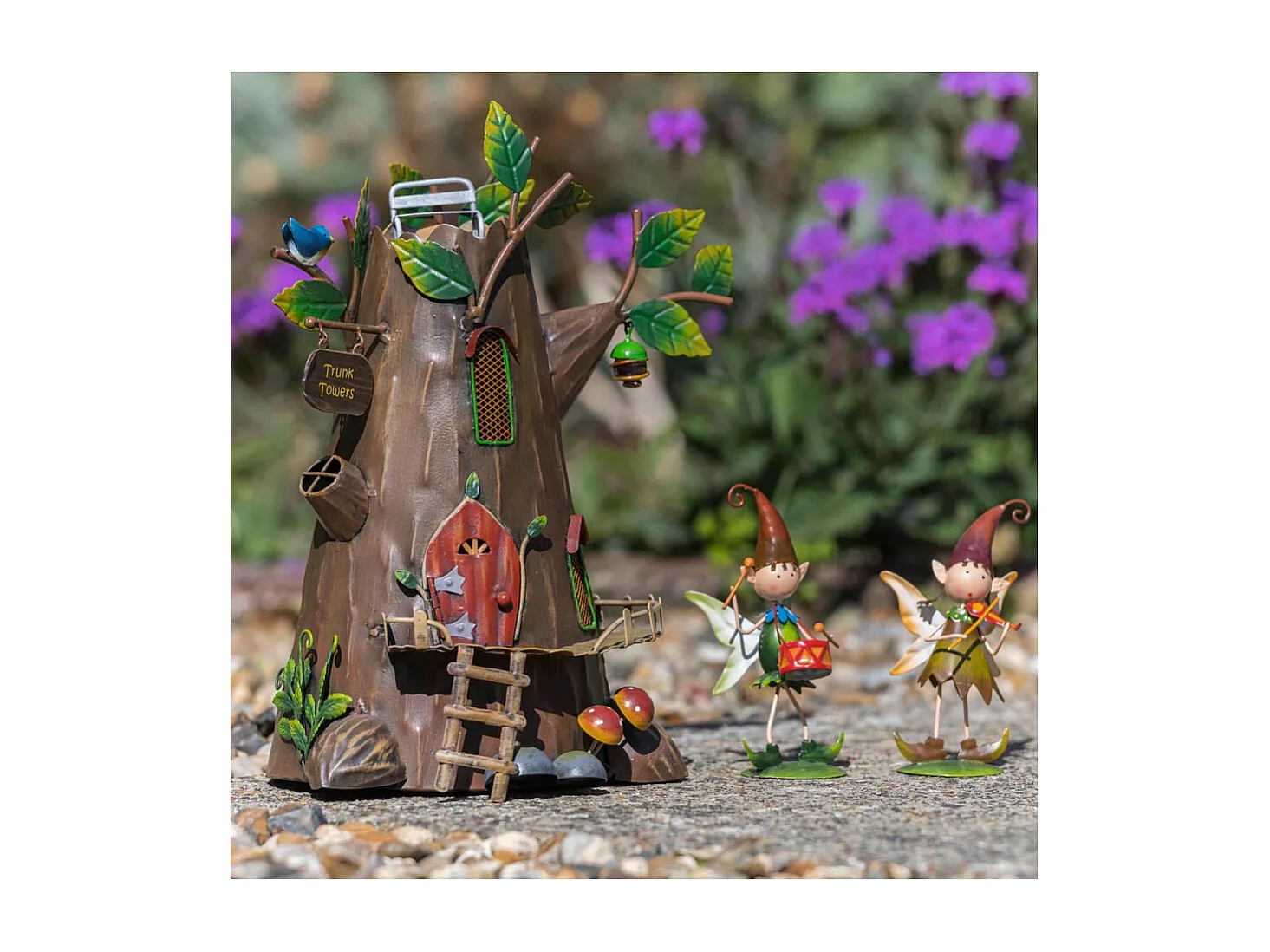 Casa in metallo a torre con baule Pixie