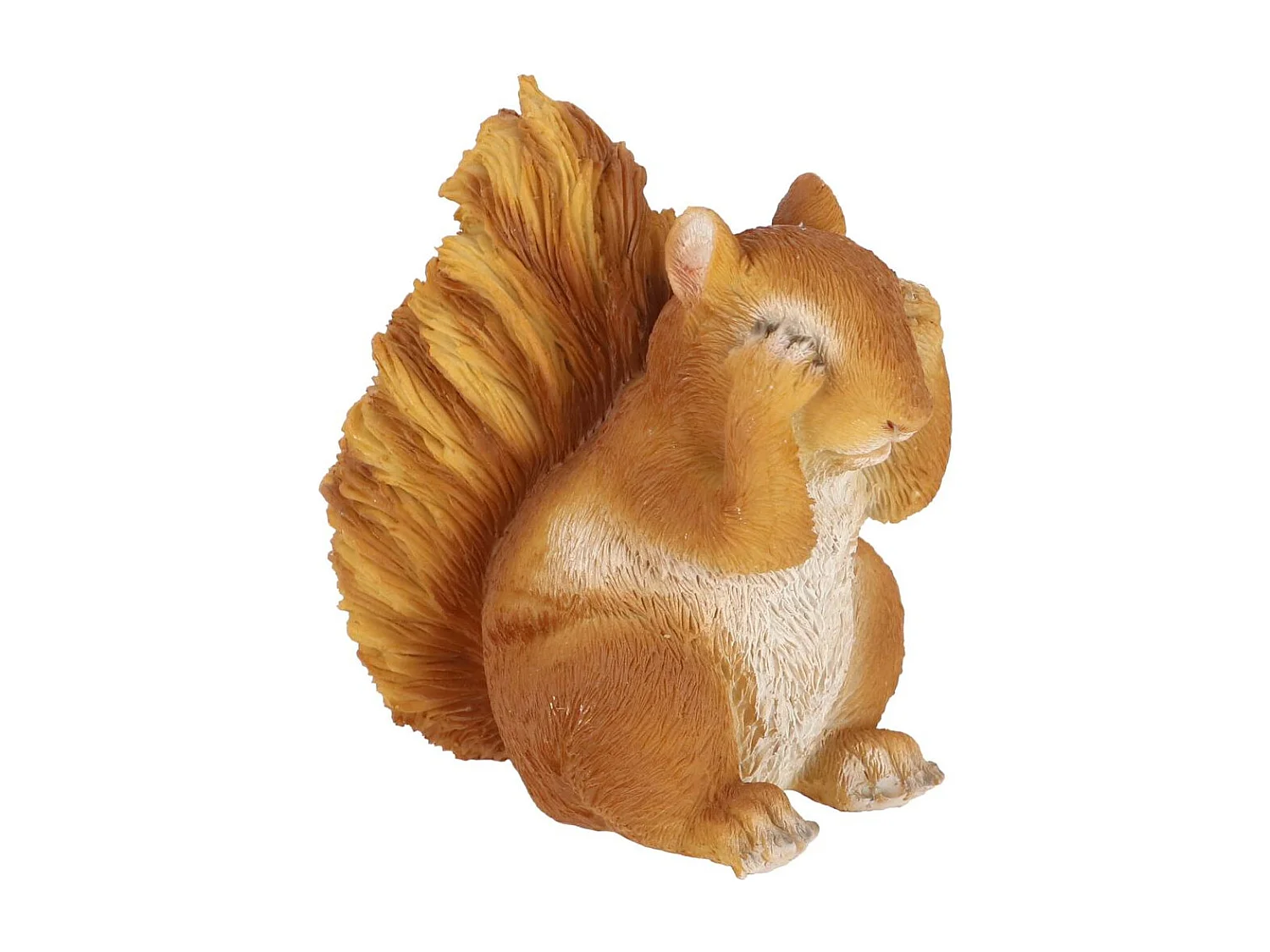 Ecureuils expressifs en résine (Lot de 3)