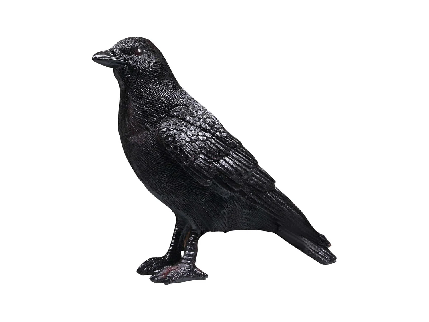 Oiseau Corneille en résine 24 x 10 x 20 cm